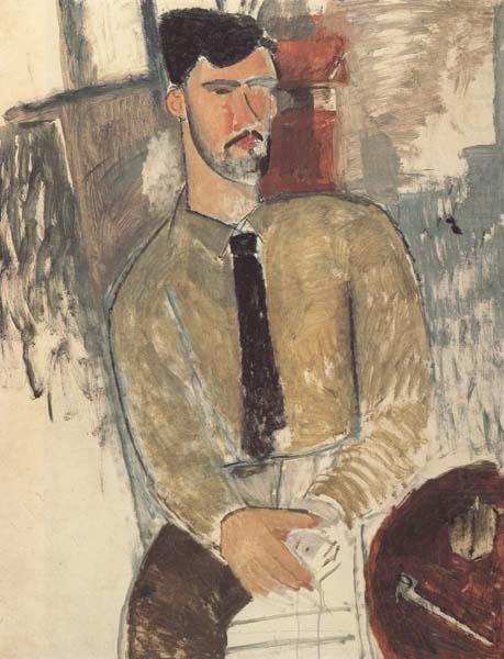 Amedeo Modigliani Henri Laurens assis (mk38) china oil painting image